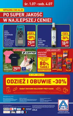 Aldi - gazetka promocyjna Ostrołęka, ppłk. Cieplińskiego "Pługa" 2, WIELKIE OTWARCIE już w ŚRODĘ od środy 01.07 do soboty 04.07 - strona 32