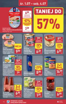 Aldi - gazetka promocyjna Ostrołęka, ppłk. Cieplińskiego "Pługa" 2, WIELKIE OTWARCIE już w ŚRODĘ od środy 01.07 do soboty 04.07 - strona 16