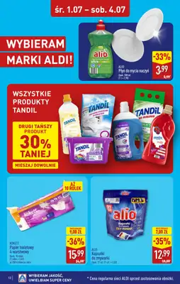 Aldi - gazetka promocyjna Ostrołęka, ppłk. Cieplińskiego "Pługa" 2, WIELKIE OTWARCIE już w ŚRODĘ od środy 01.07 do soboty 04.07 - strona 12