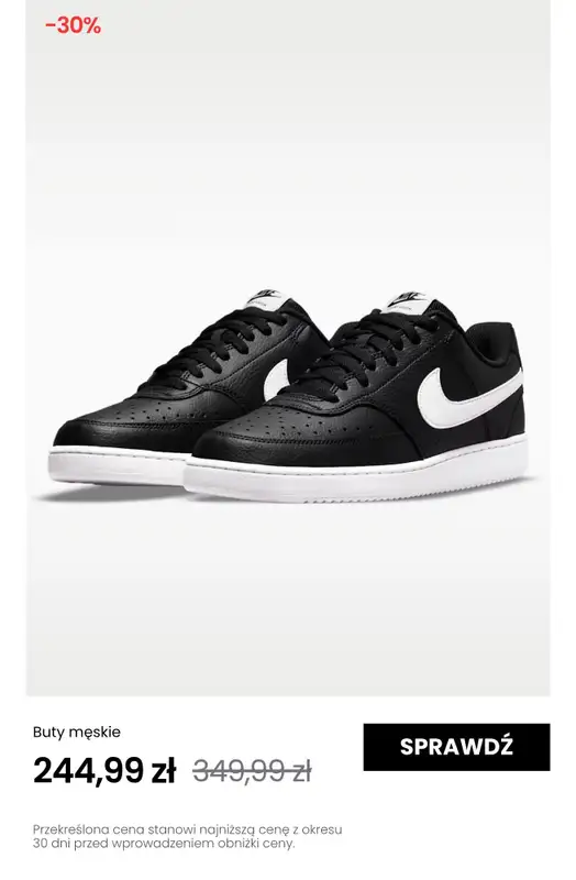 NIKE - gazetka promocyjna Sneakersy męskie do -30% od czwartku 25.06  - strona 4
