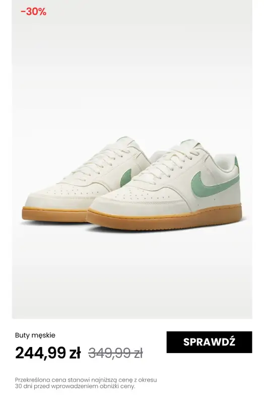 NIKE - gazetka promocyjna Sneakersy męskie do -30% od czwartku 25.06  - strona 13