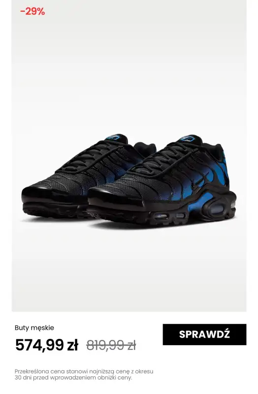 NIKE - gazetka promocyjna Sneakersy męskie do -30% od czwartku 25.06  - strona 11