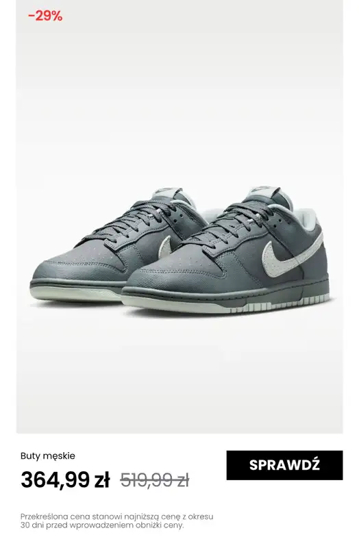NIKE - gazetka promocyjna Sneakersy męskie do -30% od czwartku 25.06  - strona 12