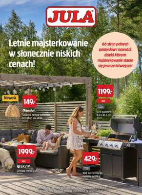 Jula - gazetka promocyjna Letnie majsterkowanie w słonecznie niskich cenach! od czwartku 25.06 