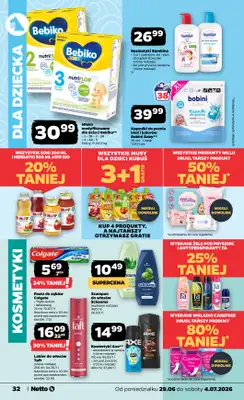 Netto - gazetka promocyjna Gazetka Spożywcza od poniedziałku 29.06 do soboty 04.07 - strona 32