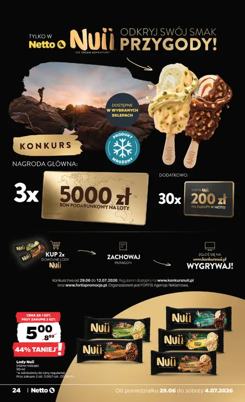 Netto - gazetka promocyjna Gazetka Spożywcza od poniedziałku 29.06 do soboty 04.07 - strona 24