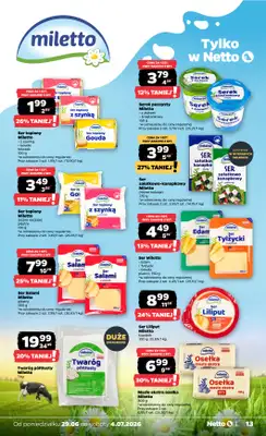 Netto - gazetka promocyjna Gazetka Spożywcza od poniedziałku 29.06 do soboty 04.07 - strona 13