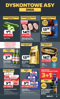 Netto - gazetka promocyjna Gazetka Spożywcza od poniedziałku 29.06 do soboty 04.07 - strona 3