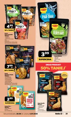 Netto - gazetka promocyjna Gazetka Spożywcza od poniedziałku 29.06 do soboty 04.07 - strona 21