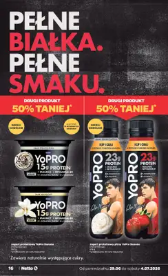 Netto - gazetka promocyjna Gazetka Spożywcza od poniedziałku 29.06 do soboty 04.07 - strona 16