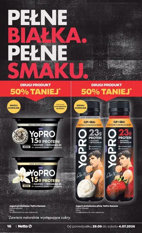 Netto - gazetka promocyjna Gazetka Spożywcza od poniedziałku 29.06 do soboty 04.07 - strona 16