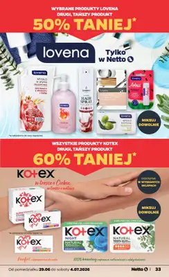Netto - gazetka promocyjna Gazetka Spożywcza od poniedziałku 29.06 do soboty 04.07 - strona 33