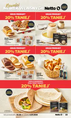 Netto - gazetka promocyjna Gazetka Spożywcza od poniedziałku 29.06 do soboty 04.07 - strona 23
