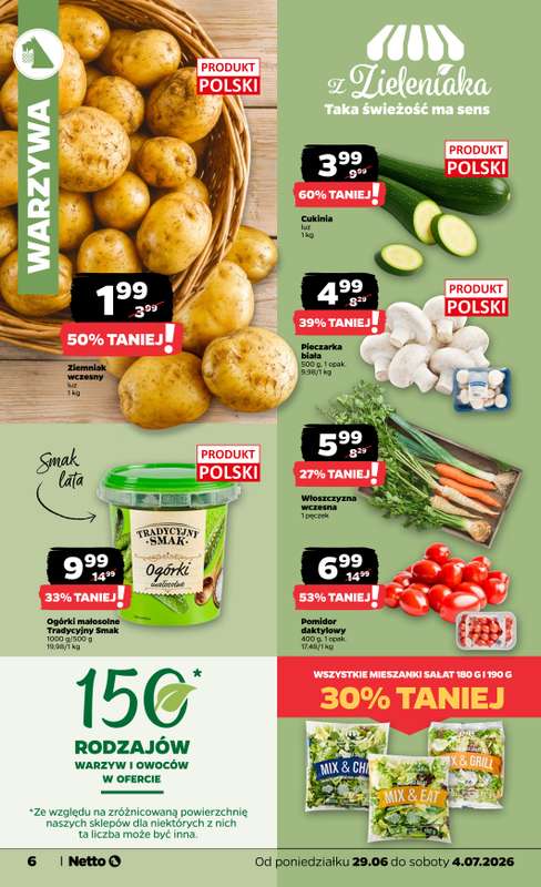 Netto - gazetka promocyjna Gazetka Spożywcza od poniedziałku 29.06 do soboty 04.07 - strona 6