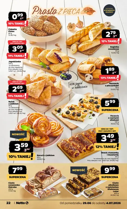 Netto - gazetka promocyjna Gazetka Spożywcza od poniedziałku 29.06 do soboty 04.07 - strona 22