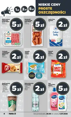Netto - gazetka promocyjna Gazetka Spożywcza od poniedziałku 29.06 do soboty 04.07 - strona 4