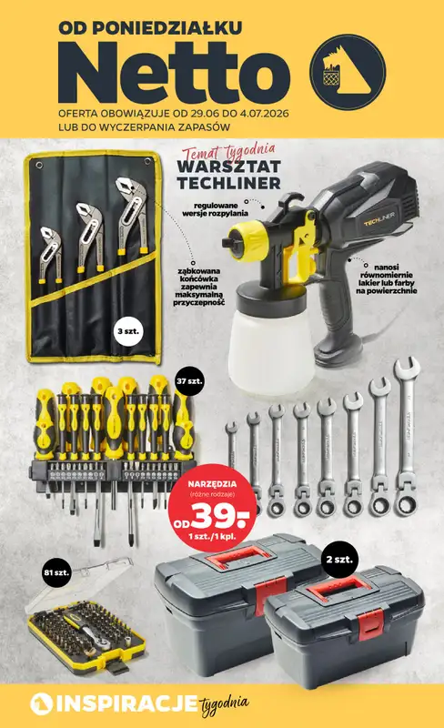 Netto - gazetka promocyjna Inspiracje tygodnia Warsztat Techliner  
