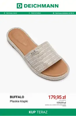 Deichmann - gazetka promocyjna Do -50% na klapki damskie od soboty 27.06  - strona 7