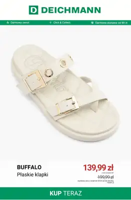 Deichmann - gazetka promocyjna Do -50% na klapki damskie od soboty 27.06  - strona 5