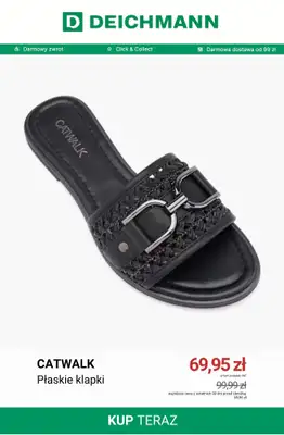 Deichmann - gazetka promocyjna Do -50% na klapki damskie od soboty 27.06  - strona 2
