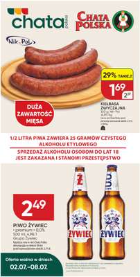 Chata Polska - gazetka promocyjna Oferta tygodniowa 02-08.07  do środy 08.07