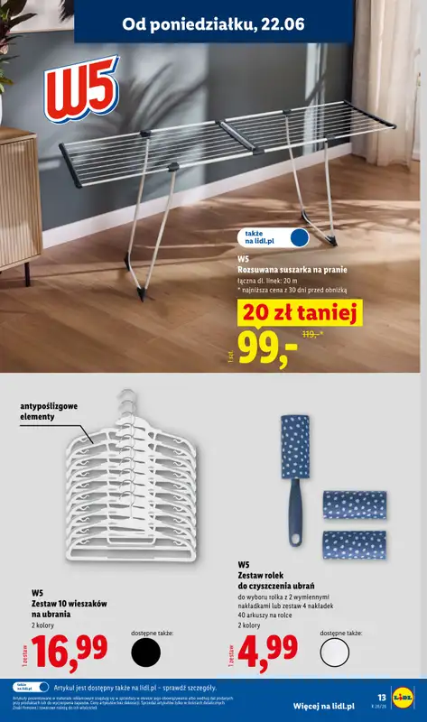 Lidl - gazetka promocyjna Katalog od poniedziałku 22.06 do soboty 27.06 - strona 19