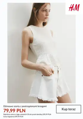 H&M - gazetka promocyjna SZORTY damskie na PROMOCJI od czwartku 25.06  - strona 7