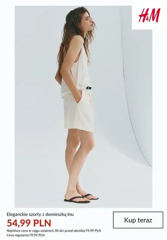 H&M - gazetka promocyjna SZORTY damskie na PROMOCJI od czwartku 25.06  - strona 9