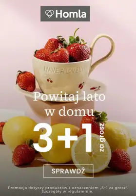Homla - gazetka promocyjna 3+1 za grosz od czwartku 25.06 do poniedziałku 29.06