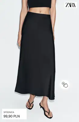 Zara - gazetka promocyjna Spódnice midi od soboty 27.06  - strona 11