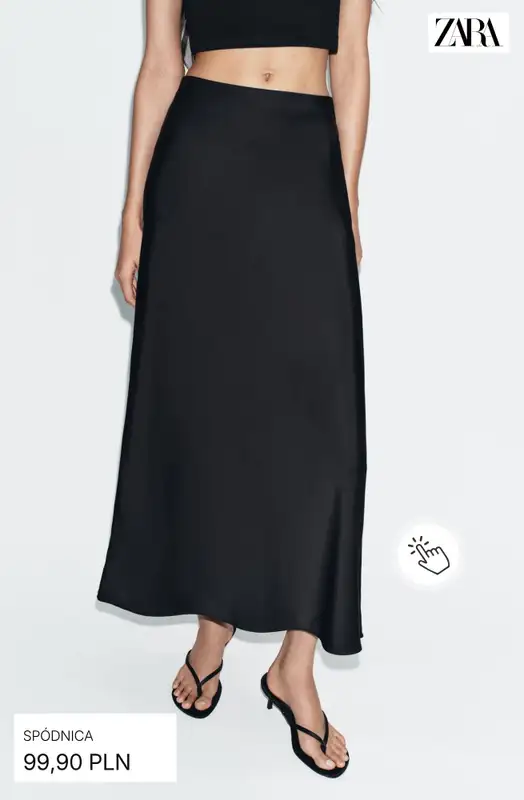 Zara - gazetka promocyjna Spódnice midi od soboty 27.06  - strona 11