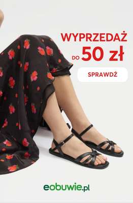 eobuwie.pl - gazetka promocyjna Damskie obuwie na WYPRZEDAŻY do 50 zł od czwartku 25.06 do wtorku 30.06
