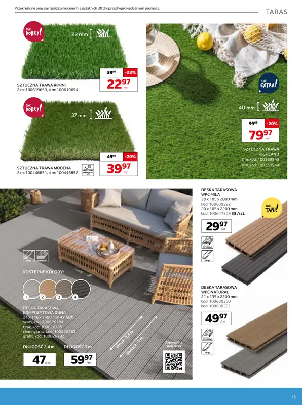 Komfort - gazetka promocyjna Gazetka od czwartku 25.06 do wtorku 11.08 - strona 15
