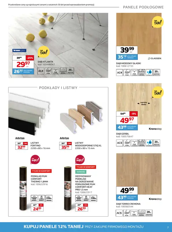 Komfort - gazetka promocyjna Gazetka od czwartku 25.06 do wtorku 11.08 - strona 7