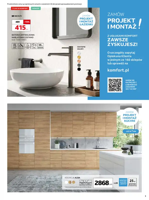 Komfort - gazetka promocyjna Gazetka od czwartku 25.06 do wtorku 11.08 - strona 3