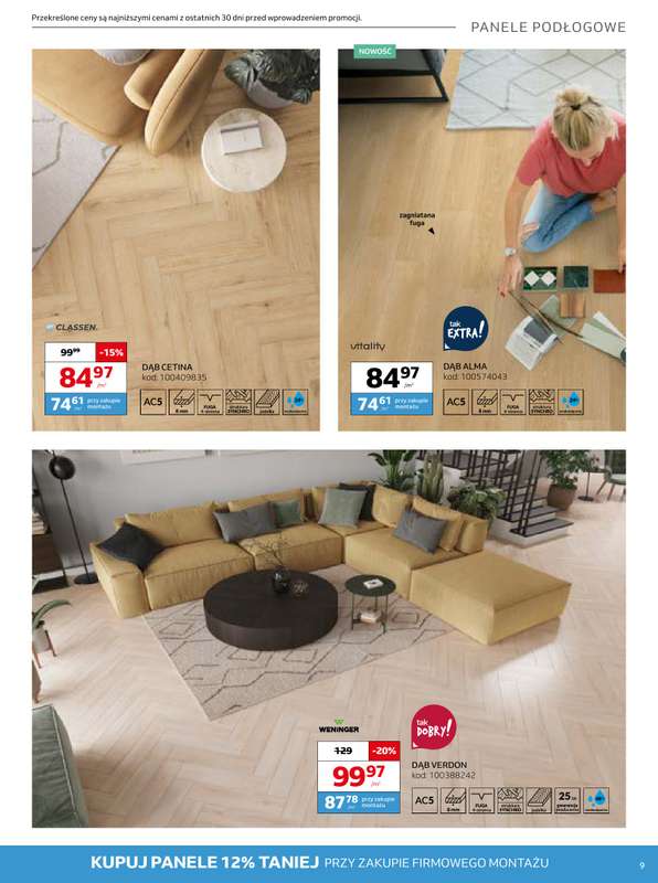 Komfort - gazetka promocyjna Gazetka od czwartku 25.06 do wtorku 11.08 - strona 9