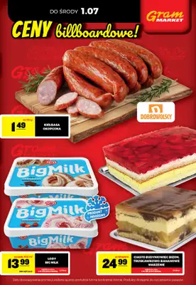 Gram Market - gazetka promocyjna Cały tydzień niskie ceny od piątku 26.06 do środy 01.07 - strona 3