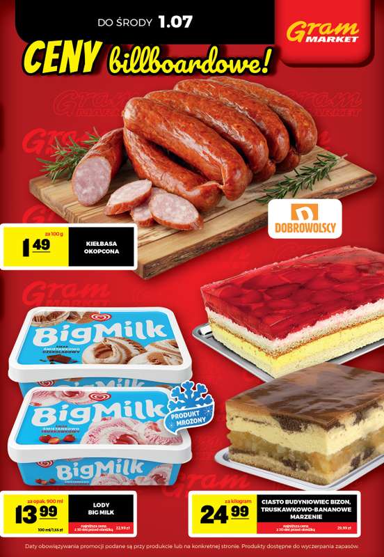 Gram Market - gazetka promocyjna Cały tydzień niskie ceny od piątku 26.06 do środy 01.07 - strona 3