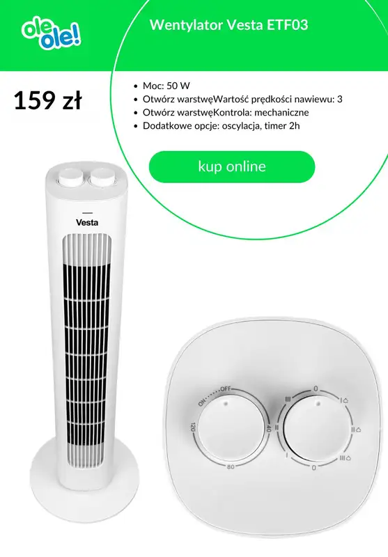 OleOle! - gazetka promocyjna Wentylatory i klimatyzatory na upały od czwartku 25.06  - strona 4
