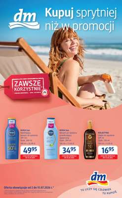 Drogerie DM - gazetka promocyjna Gazetka  do środy 15.07