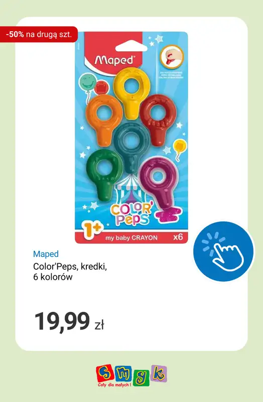 Smyk - gazetka promocyjna Artykuły szkolne: -50% na drugi tańszy produkt od czwartku 25.06 do piątku 26.06 - strona 5