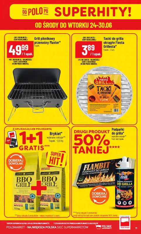 POLOmarket - gazetka promocyjna Gazetka od środy 24.06 do wtorku 30.06 - strona 11
