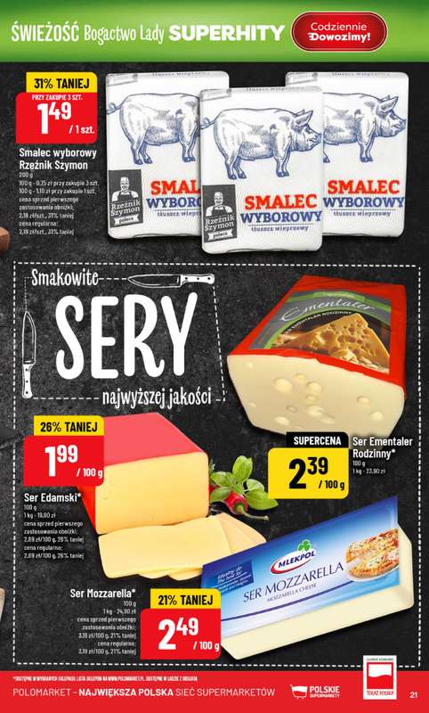 POLOmarket - gazetka promocyjna Gazetka od środy 24.06 do wtorku 30.06 - strona 21