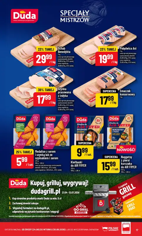 POLOmarket - gazetka promocyjna Gazetka od środy 24.06 do wtorku 30.06 - strona 17