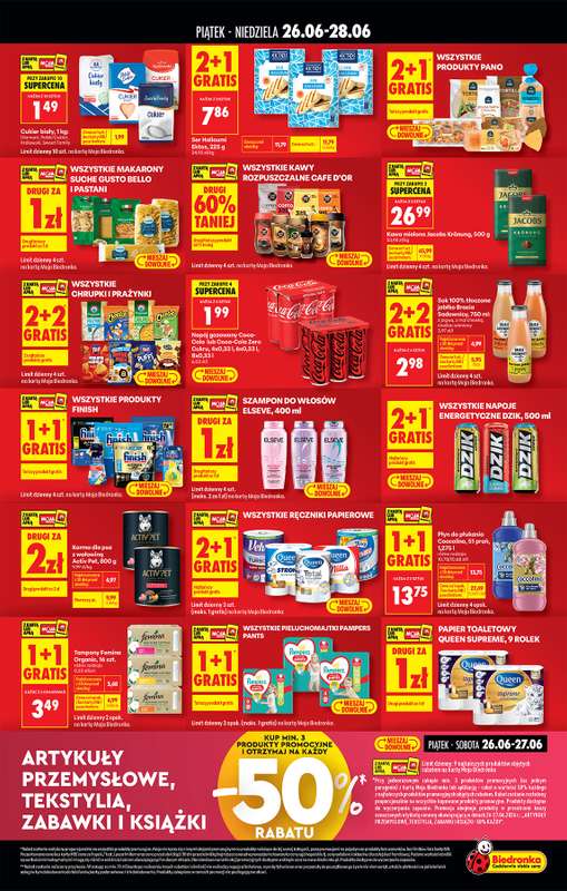 Biedronka - gazetka promocyjna Tani weekend od piątku 26.06 do niedzieli 28.06 - strona 2