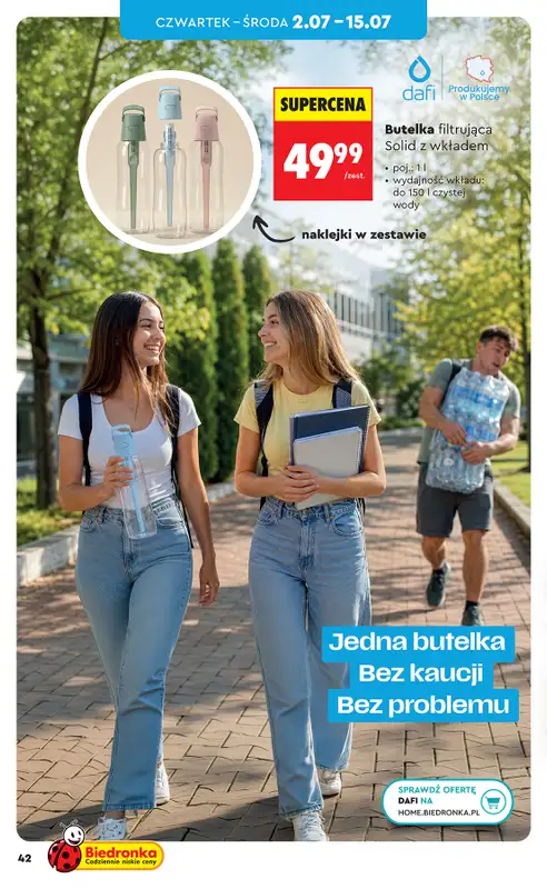 Biedronka - gazetka promocyjna Hity i inspiracje, od 27.06 od soboty 27.06 do środy 15.07 - strona 44