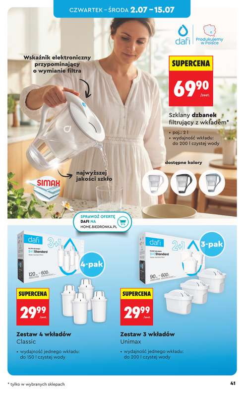 Biedronka - gazetka promocyjna Hity i inspiracje, od 27.06 od soboty 27.06 do środy 15.07 - strona 43