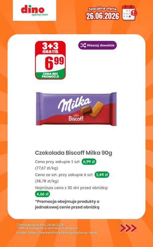 Dino - gazetka promocyjna Specjalna oferta na 26.06.2026 - promocje spoza gazetki od piątku 26.06 do piątku 26.06 - strona 9