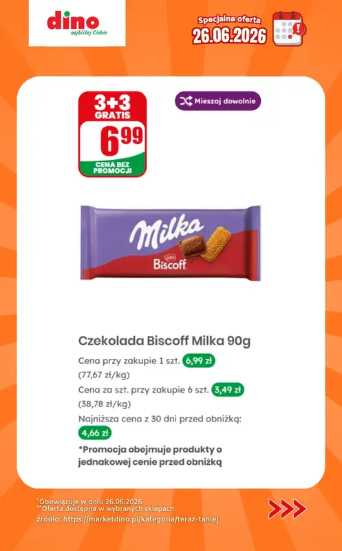 Dino - gazetka promocyjna Specjalna oferta na 26.06.2026 - promocje spoza gazetki od piątku 26.06 do piątku 26.06 - strona 9