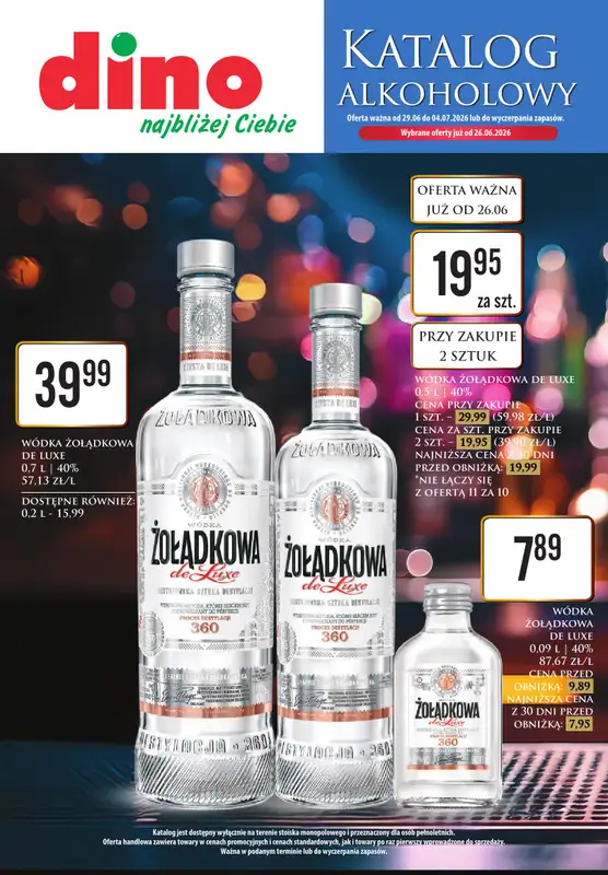 Dino - gazetka promocyjna Katalog alkoholowy - czerwiec 2026ㅤㅤ  